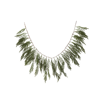 72"L x 20"H Faux Cypress Garland