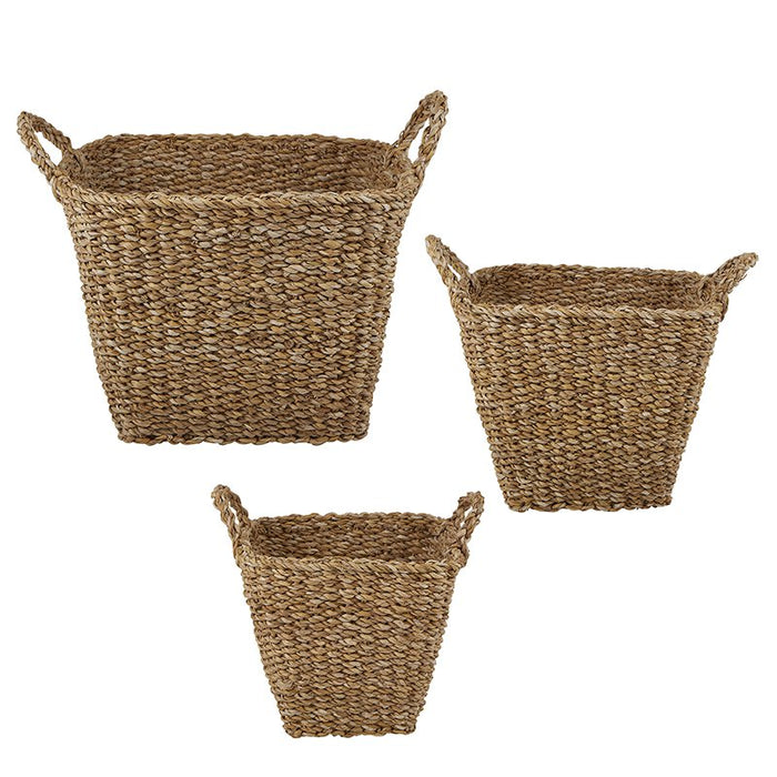 Square Basket with Handles