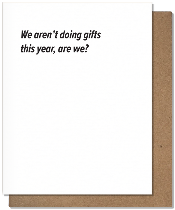 Gift Year - Season's  Greetings Card
